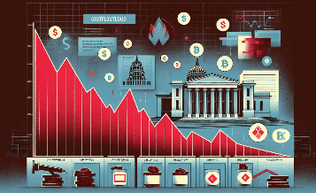 Fondos cripto pierden $952M en una semana por tensión regulatoria