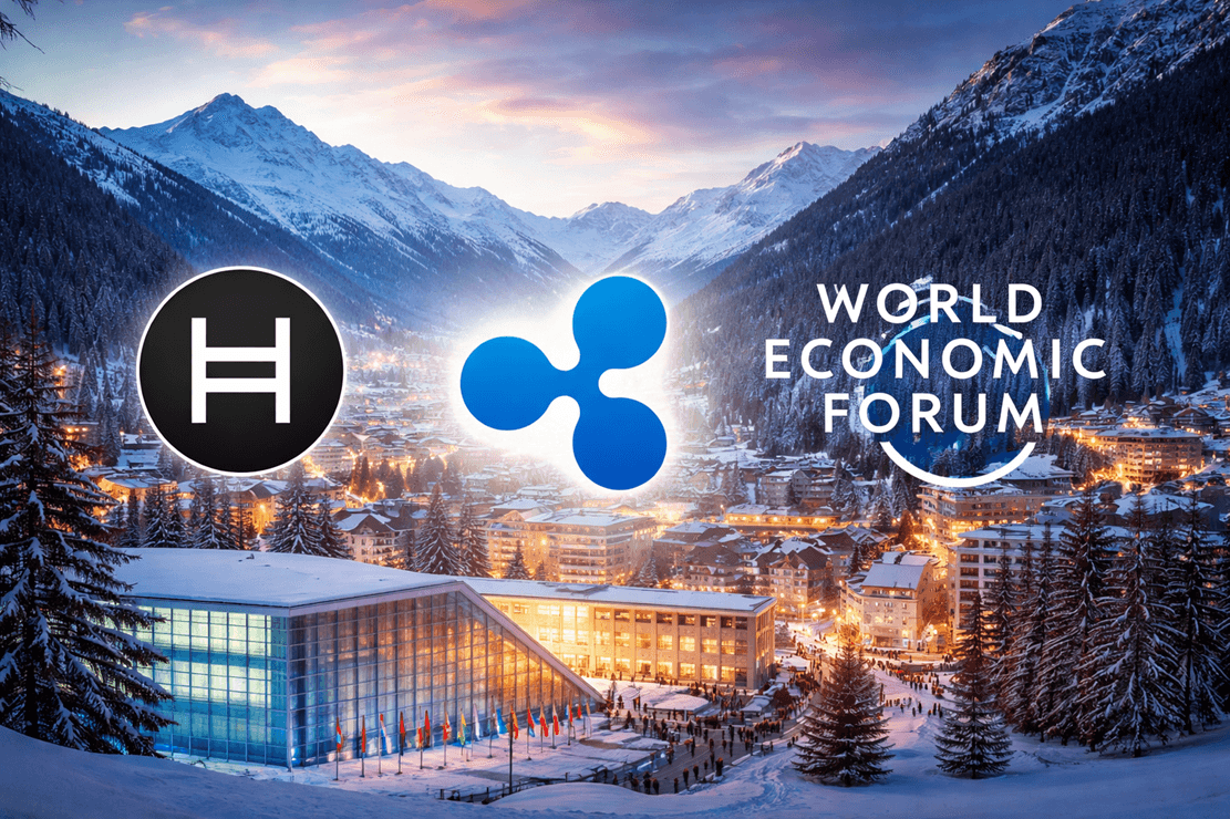 Cripto en Davos: Ripple y Hedera lideran la agenda blockchain en el WEF 2026