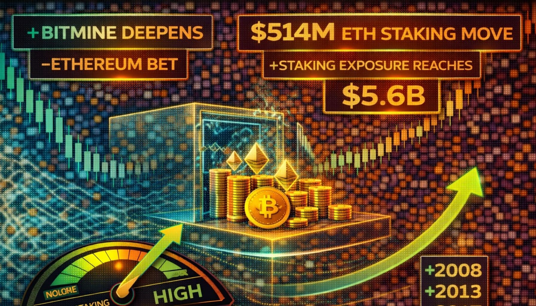 Bitmine apuesta fuerte en Ethereum con $514M en staking