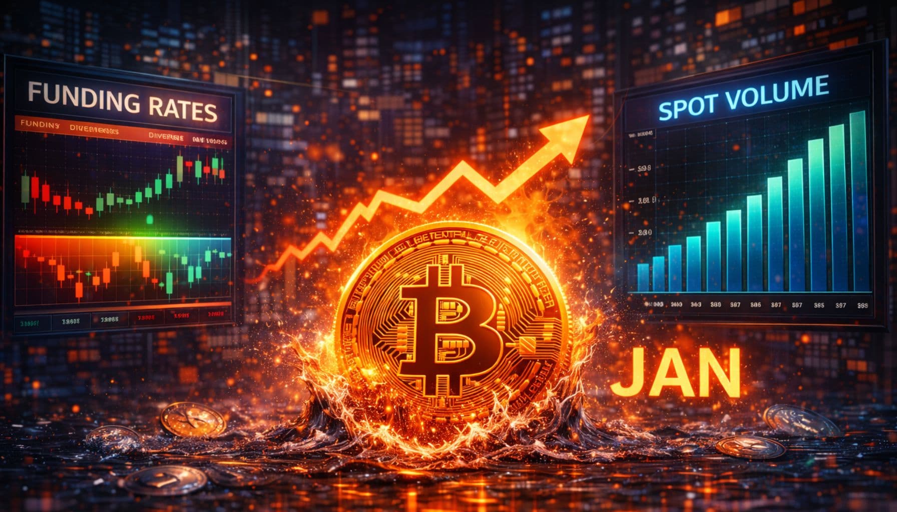 Bitcoin se recupera en enero: ¿un mercado impulsado por el spot?