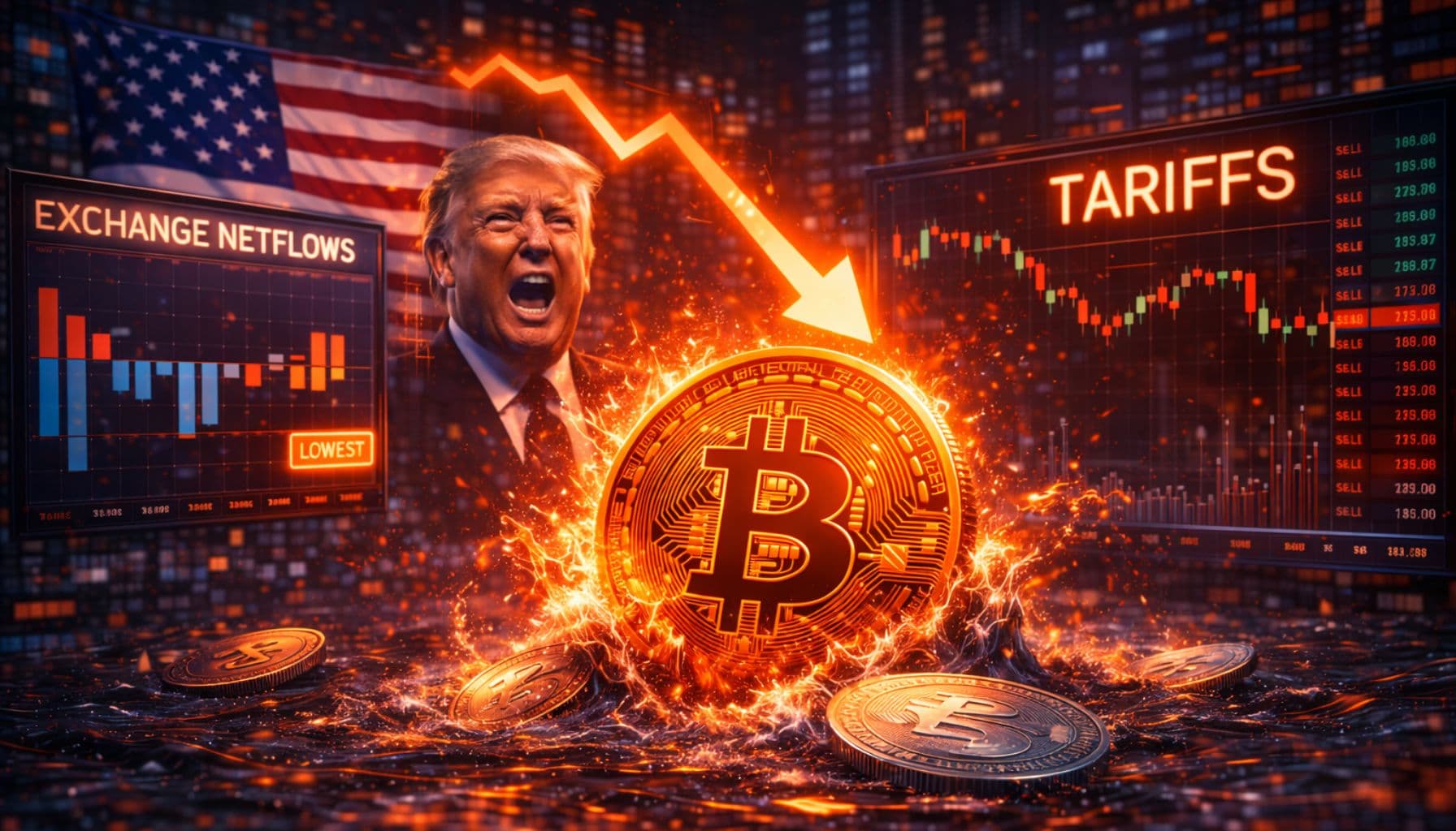 Bitcoin cae por tensiones comerciales entre EE.UU. y la UE