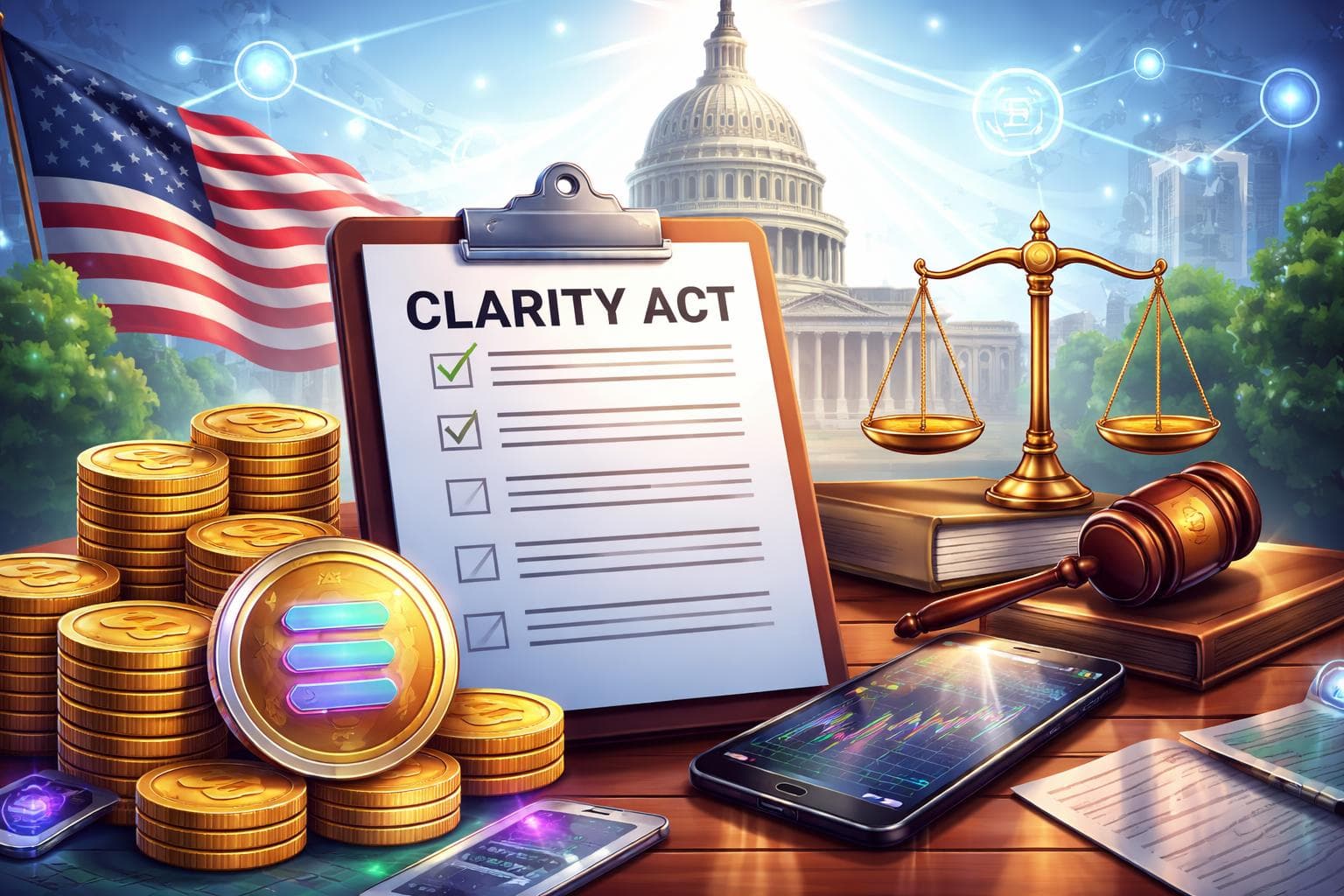CLARITY Act: la batalla decisiva entre cripto y bancos en el Senado