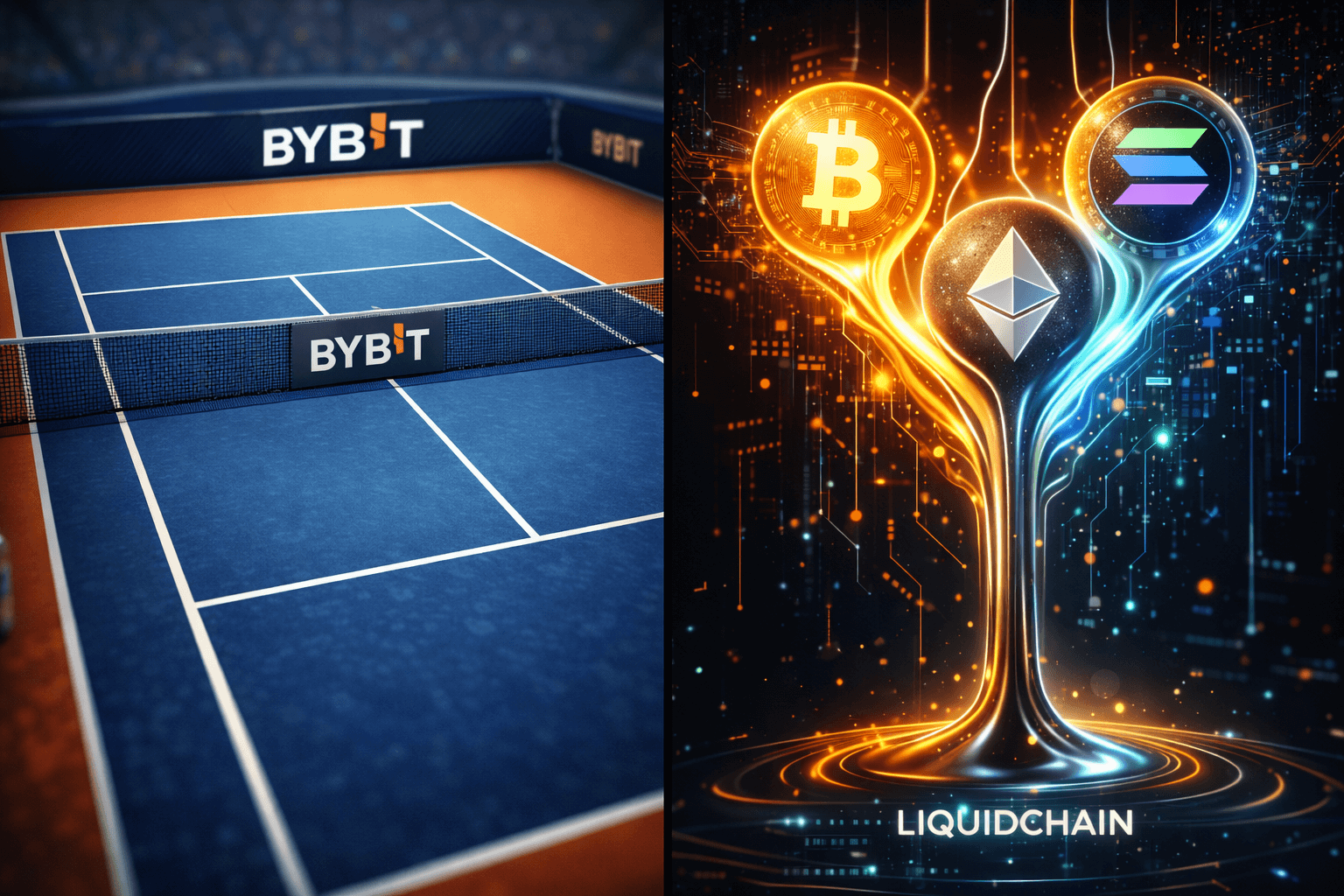 Bybit apuesta al tenis sueco mientras LiquidChain revoluciona el ecosistema crypto