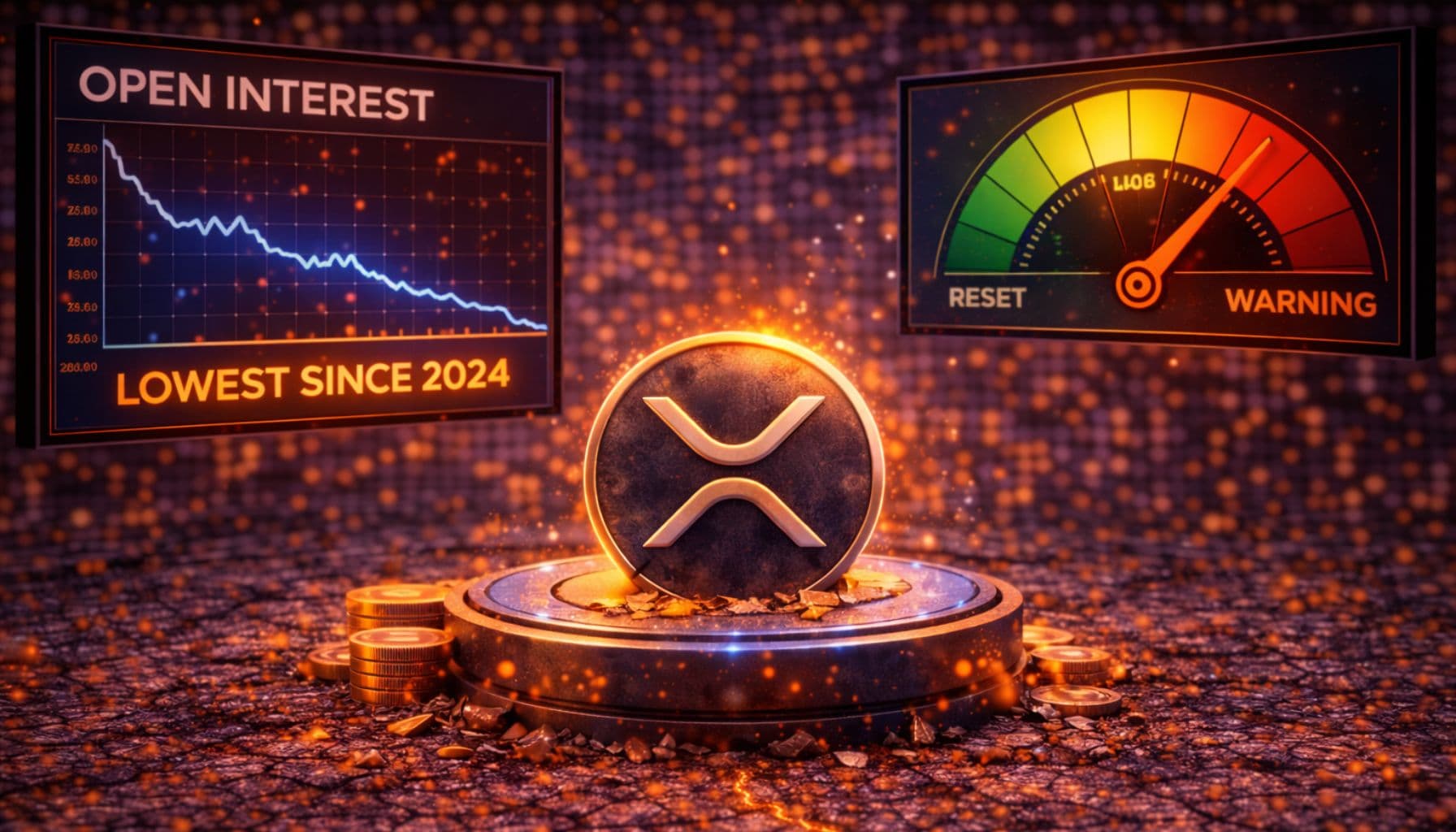 XRP: el interés abierto cae a mínimo desde 2024 ¿Señal de alarma?