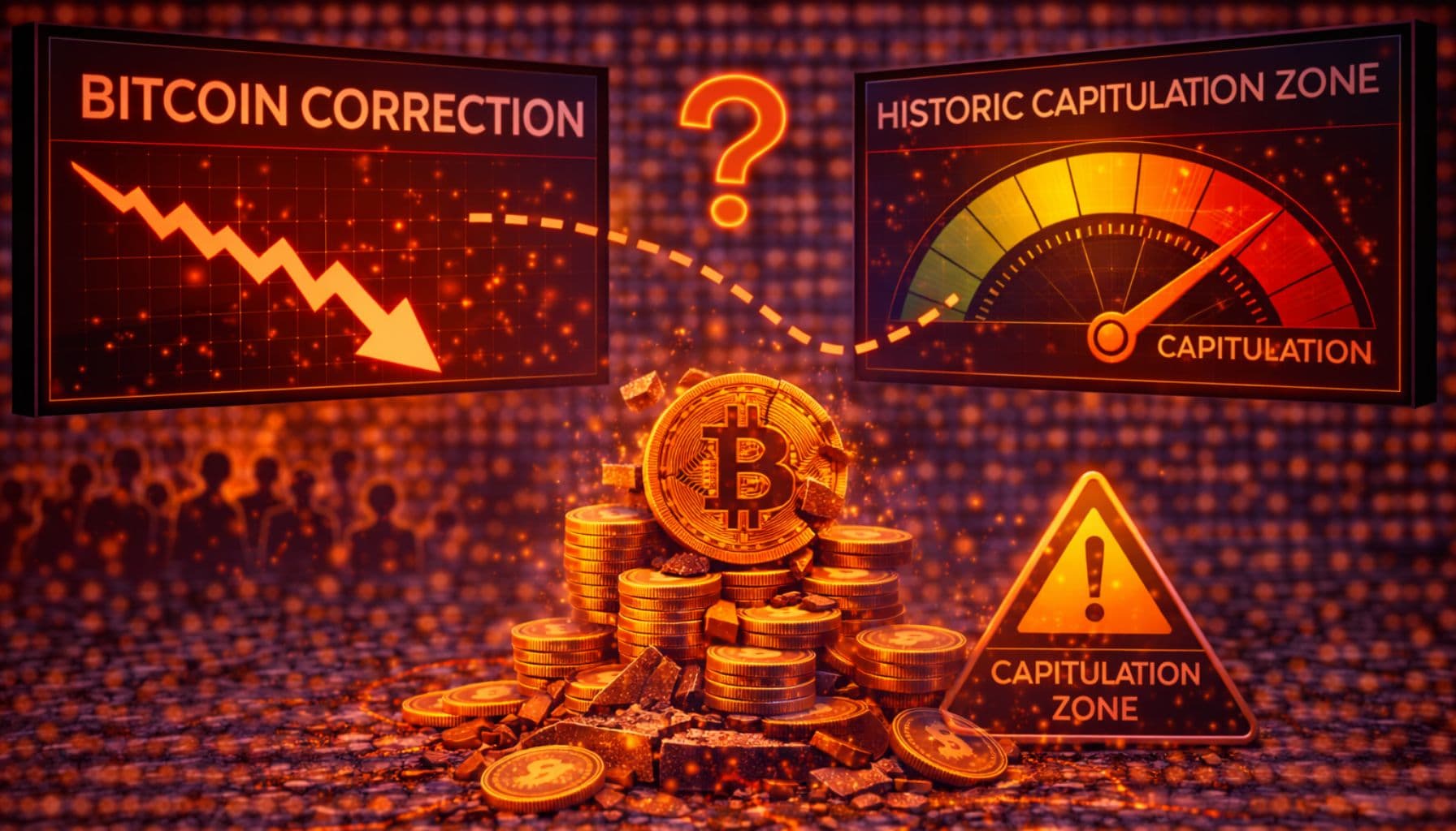 Bitcoin se desploma cerca de zona de capitulación histórica: ¿qué esperar?