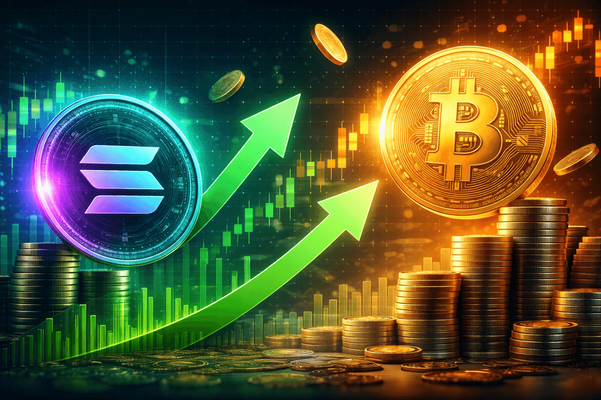 Los ETFs de Solana superan a Bitcoin pese a caída del 57%