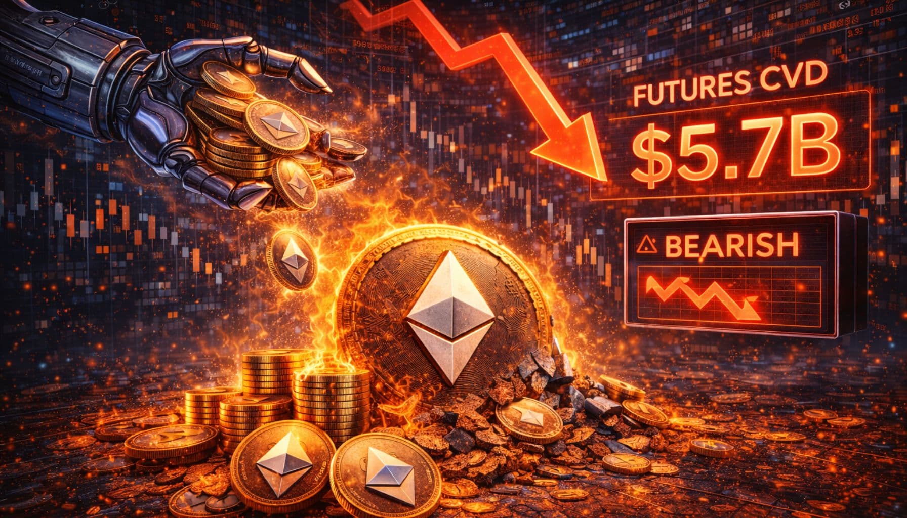 Ethereum bajo presión: Smart Money retira $5.700 millones