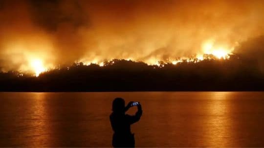 Incendios en Patagonia: el clima extremo complica el combate