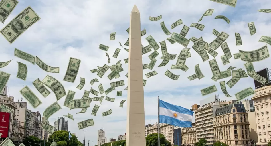 Argentina: Reservas suben mientras Caputo negocia deuda urgente