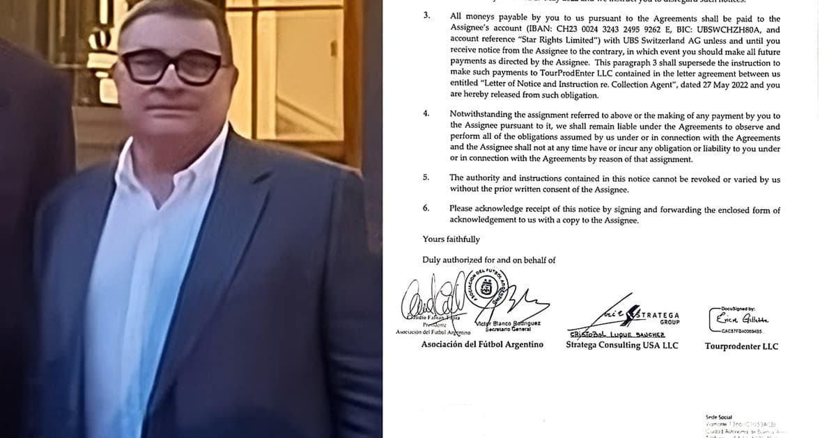 Nueva empresa vinculada a Toviggino en escándalo de corrupción en la AFA