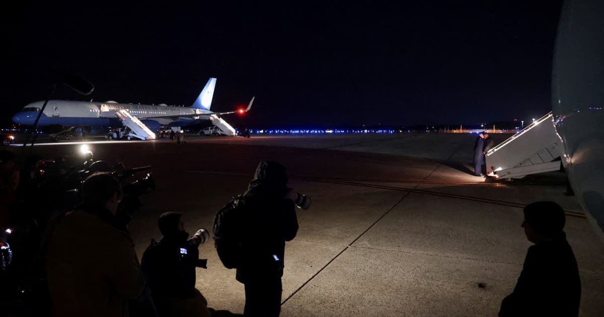 Trump regresa de emergencia: falla en el Air Force One