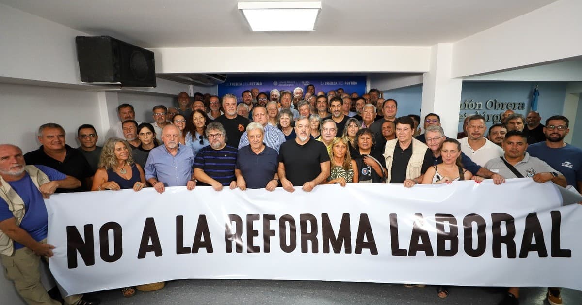 UOM lidera frente sindical contra reforma laboral y presiona por paro general
