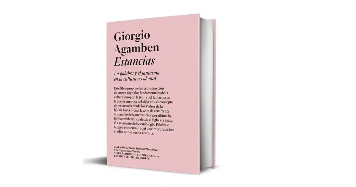 Giorgio Agamben analiza el divorcio entre poesía y filosofía en 'Estancias'