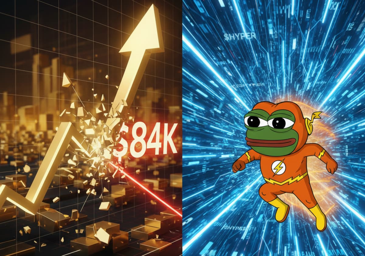 Bitcoin en $84K: ¿Se viene el rebote mientras HYPER despega?
