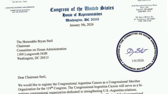Congreso de EE.UU. revive el Caucus Argentina para fortalecer lazos